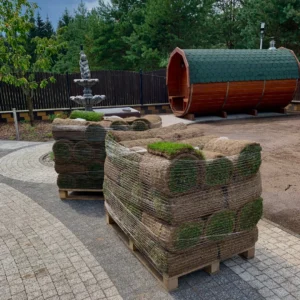 paleta trawy z rolki